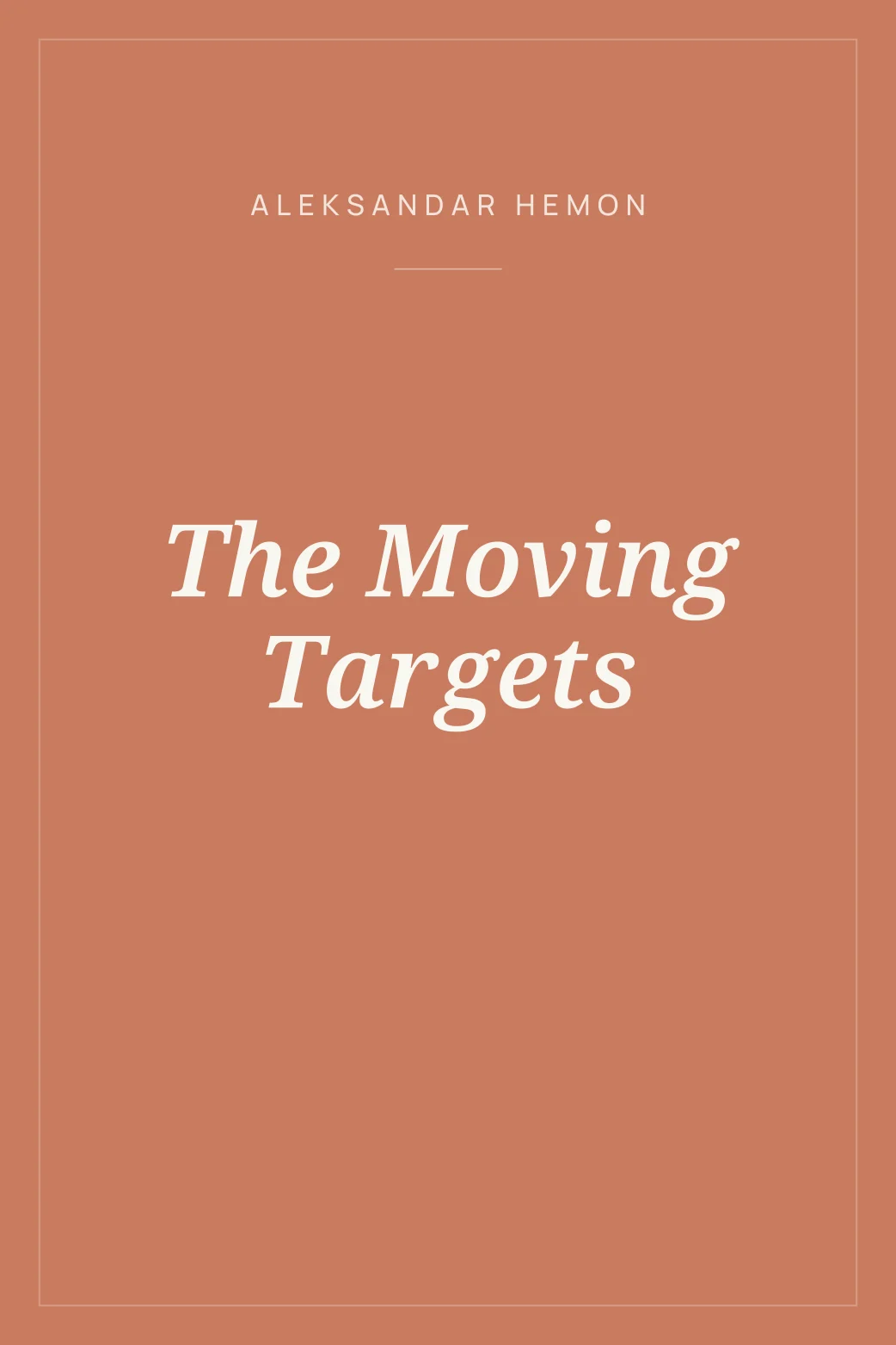 Portada de The Moving Targets
