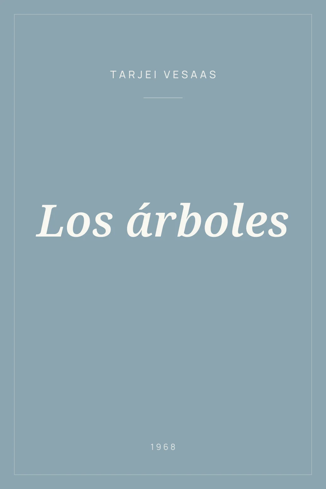 Portada de Los árboles