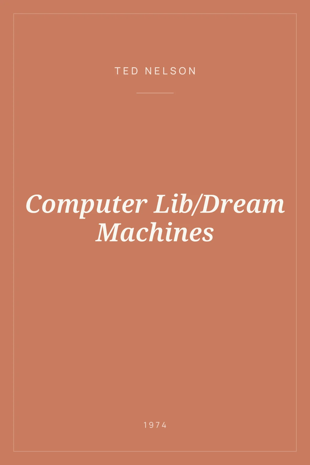 Portada de Computer Lib/Dream Machines