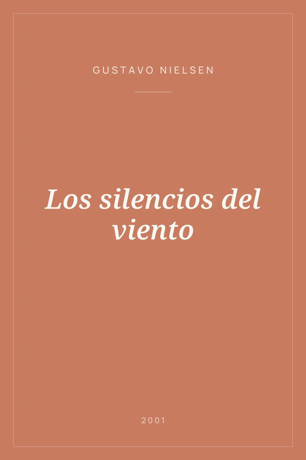 Portada de Los silencios del viento