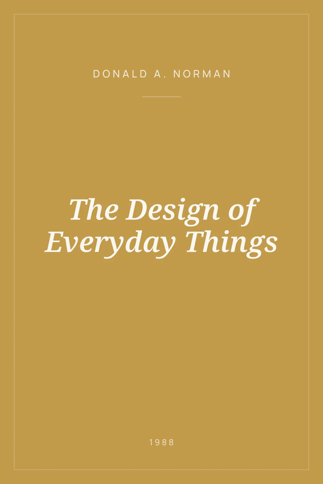 Portada de The Design of Everyday Things