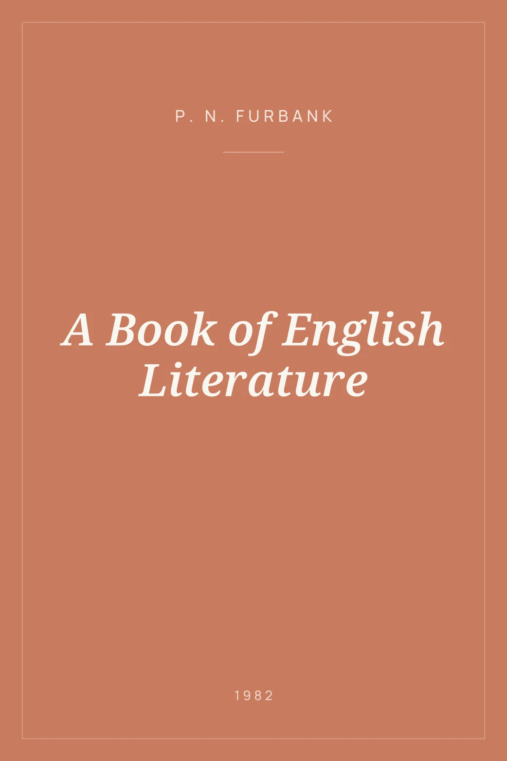 Portada de A Book of English Literature