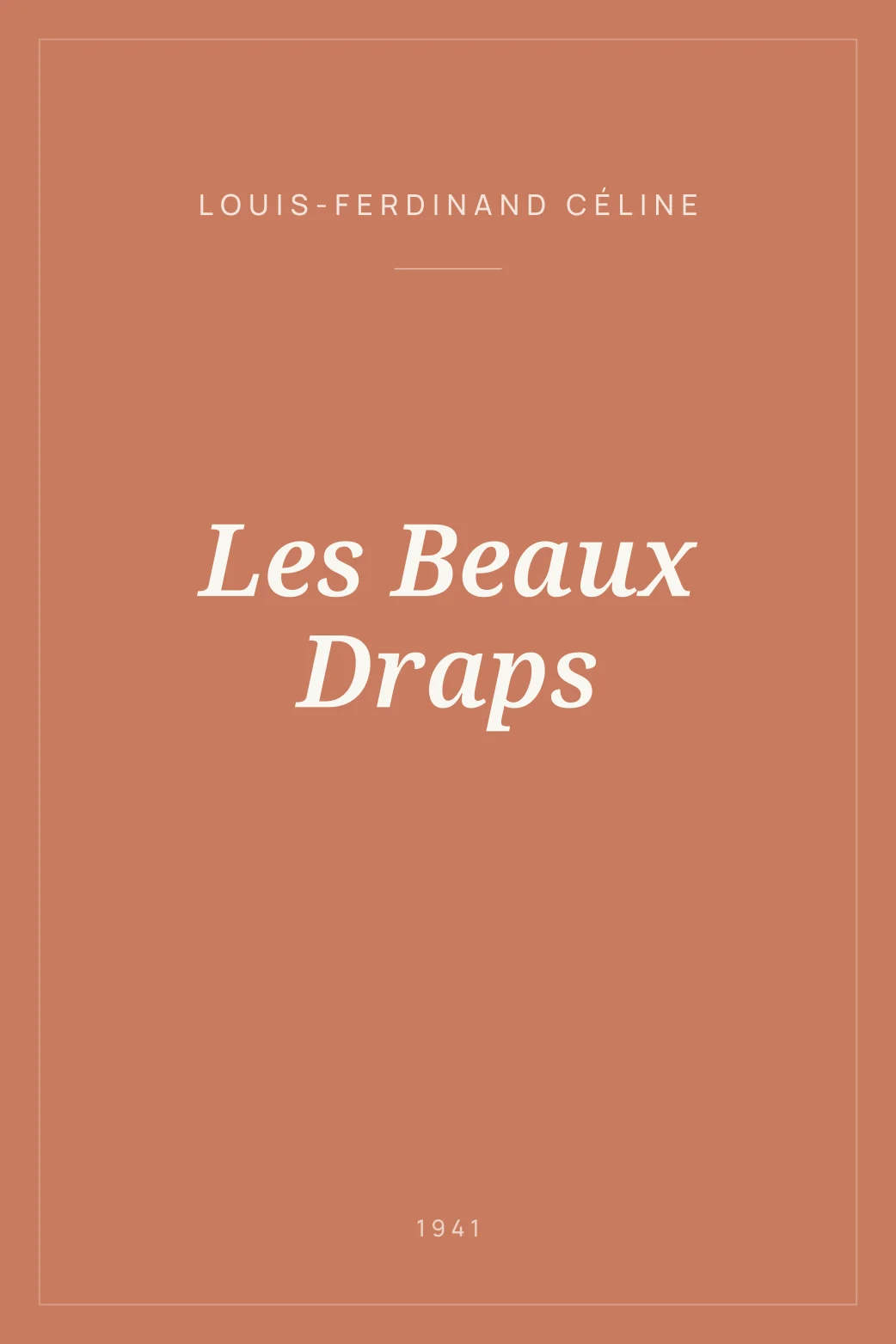 Portada de Les Beaux Draps