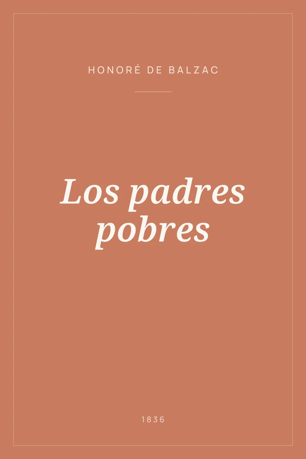 Portada de Los padres pobres