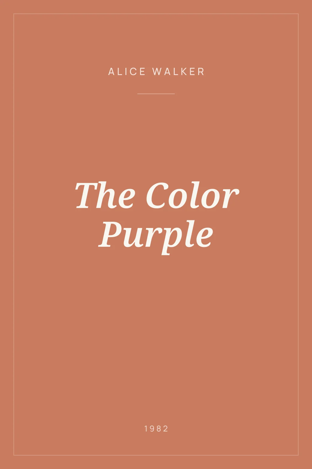 Portada de The Color Purple