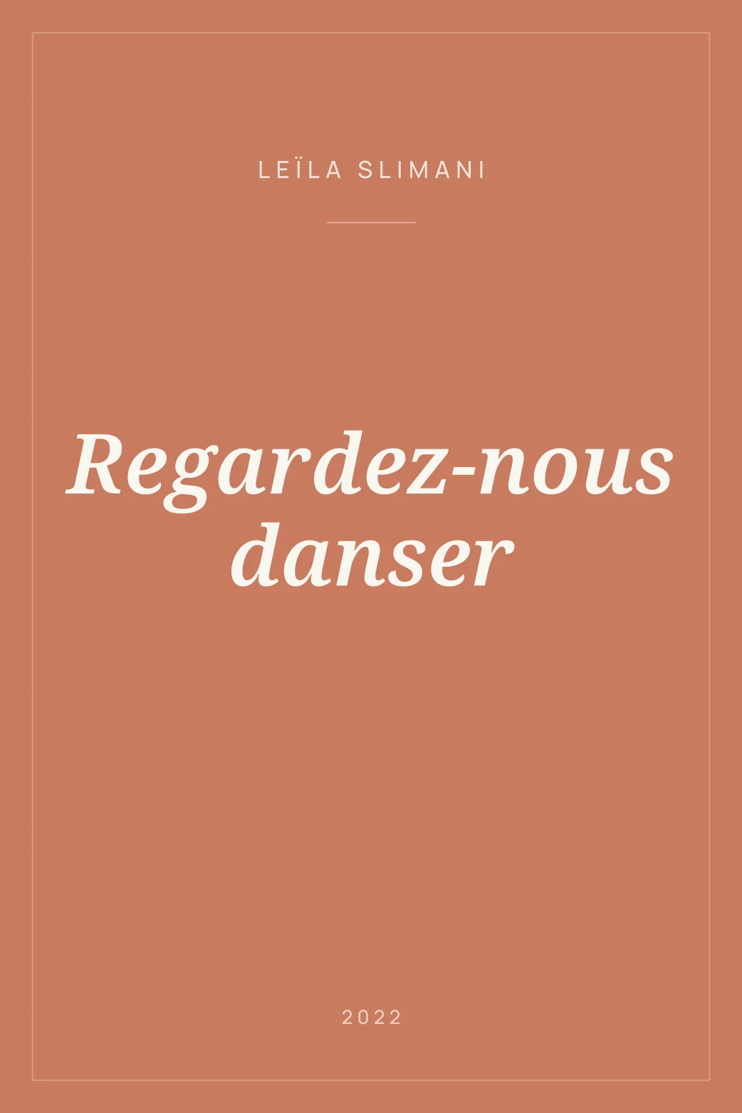 Portada de Regardez-nous danser