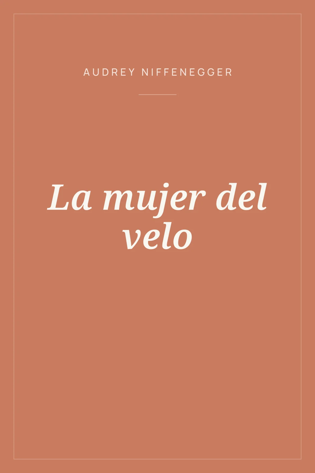 Portada de La mujer del velo