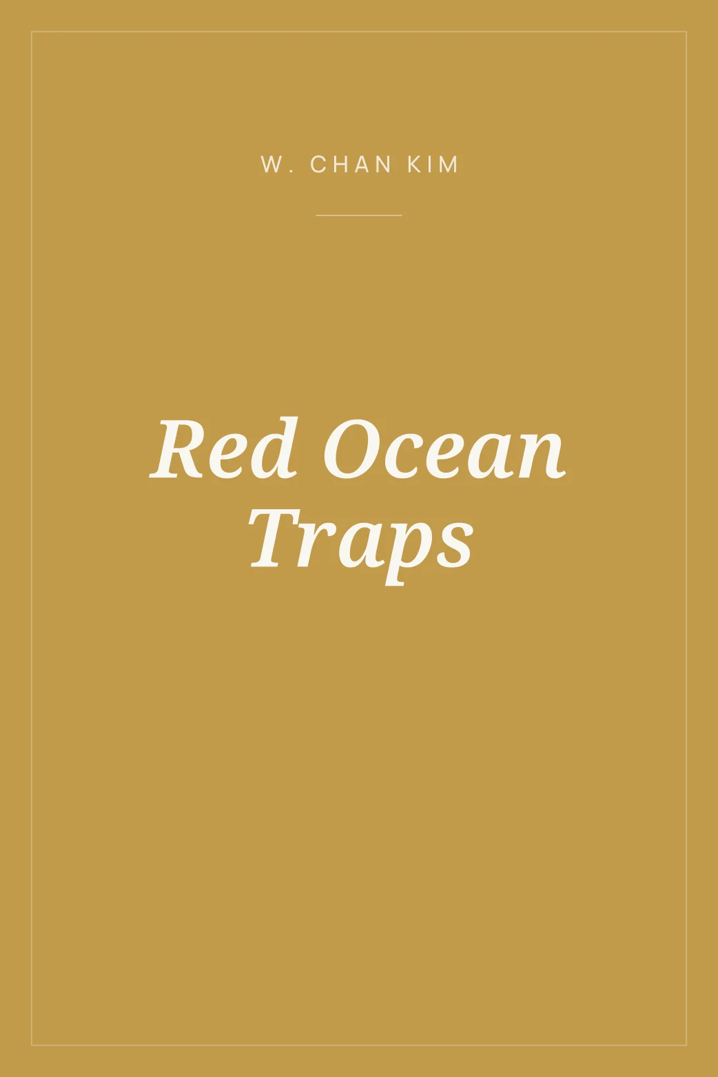 Portada de Red Ocean Traps