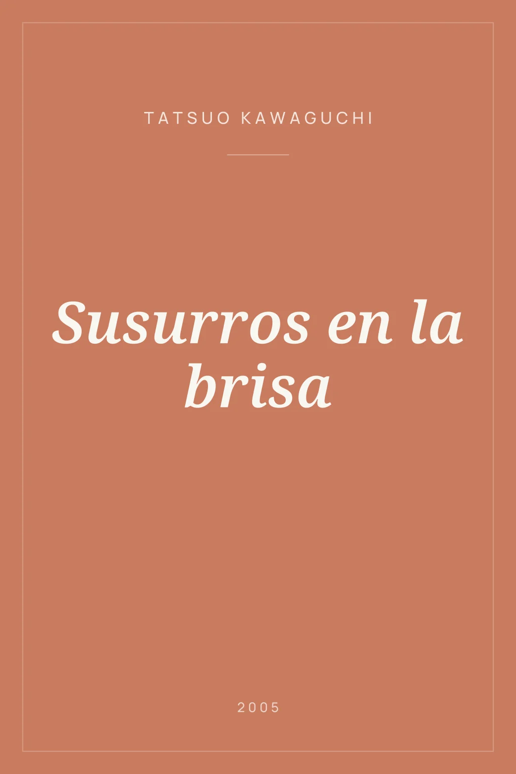 Portada de Susurros en la brisa