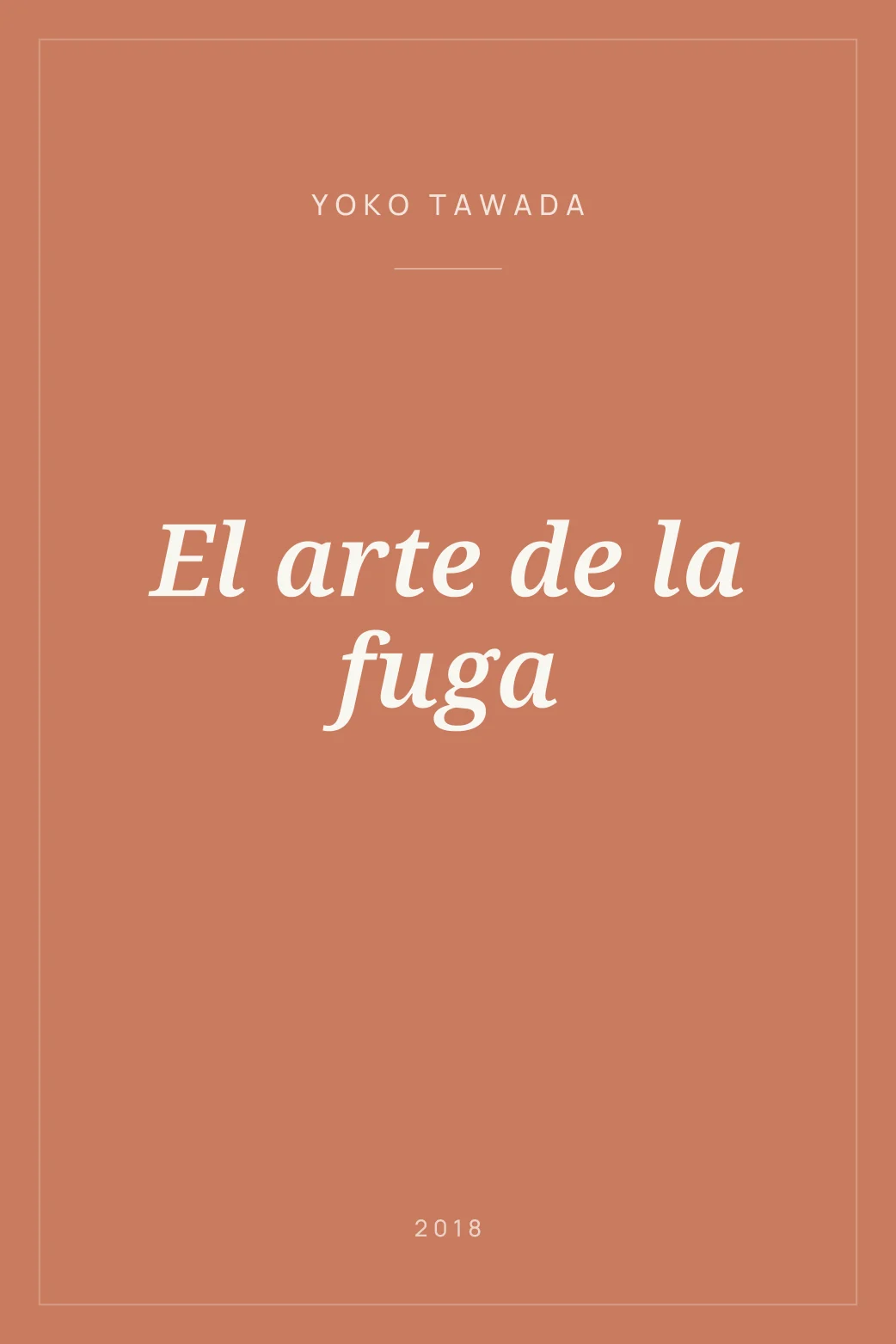 Portada de El arte de la fuga