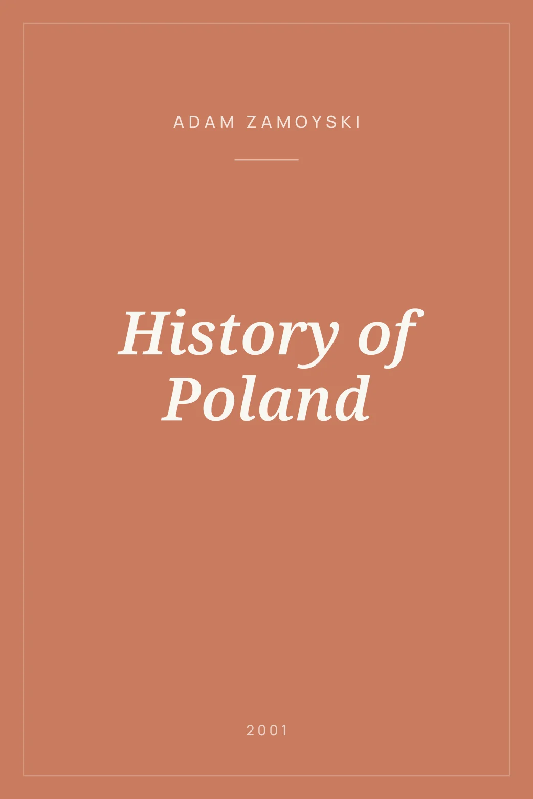 Portada de History of Poland