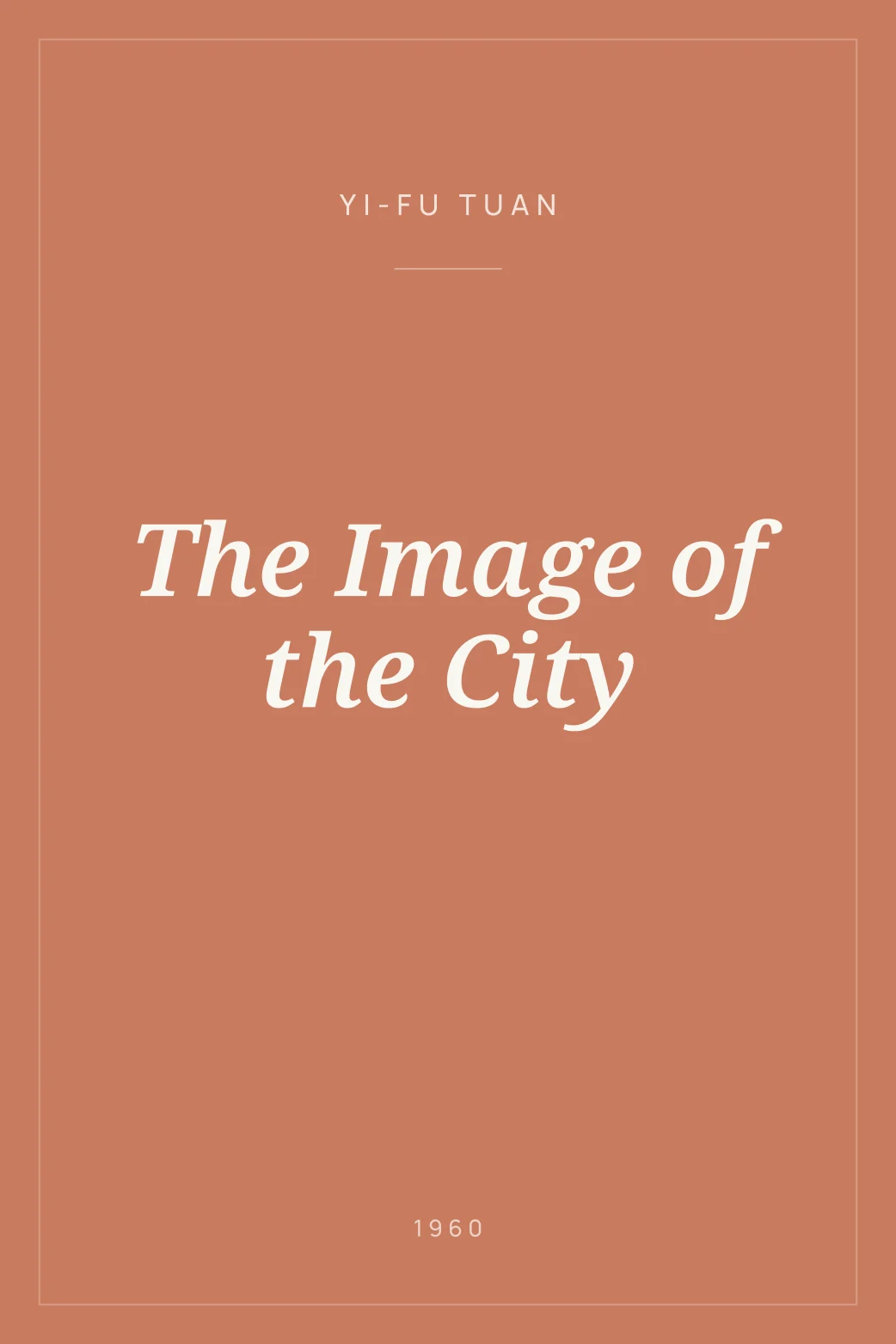 Portada de The Image of the City