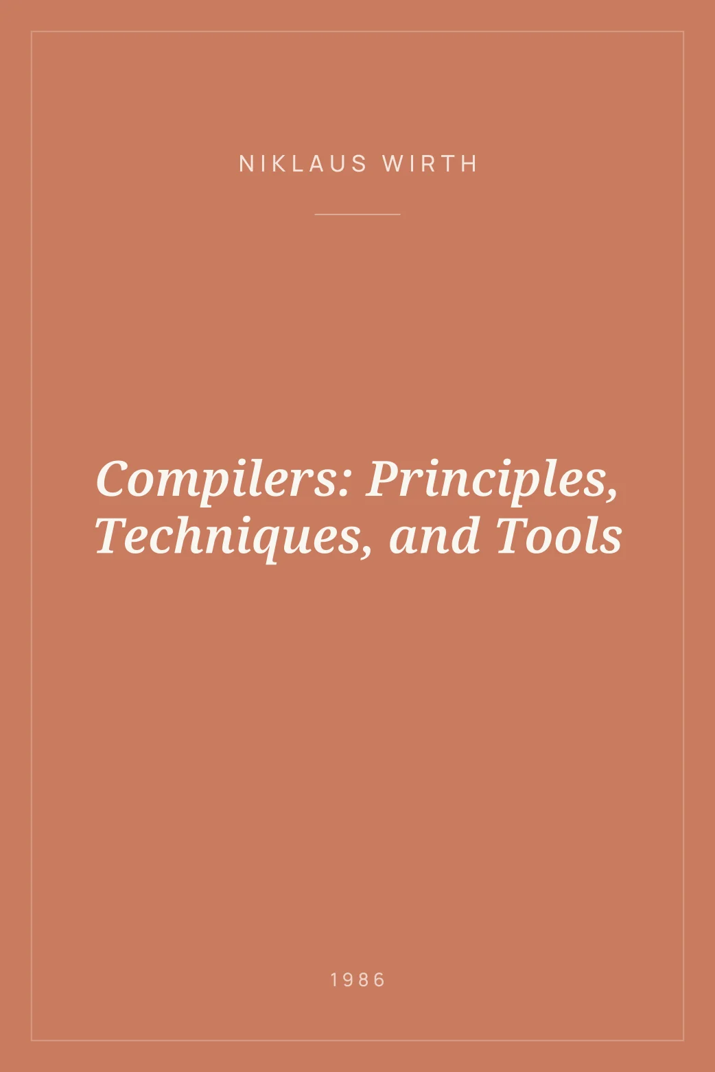 Portada de Compilers: Principles, Techniques, and Tools