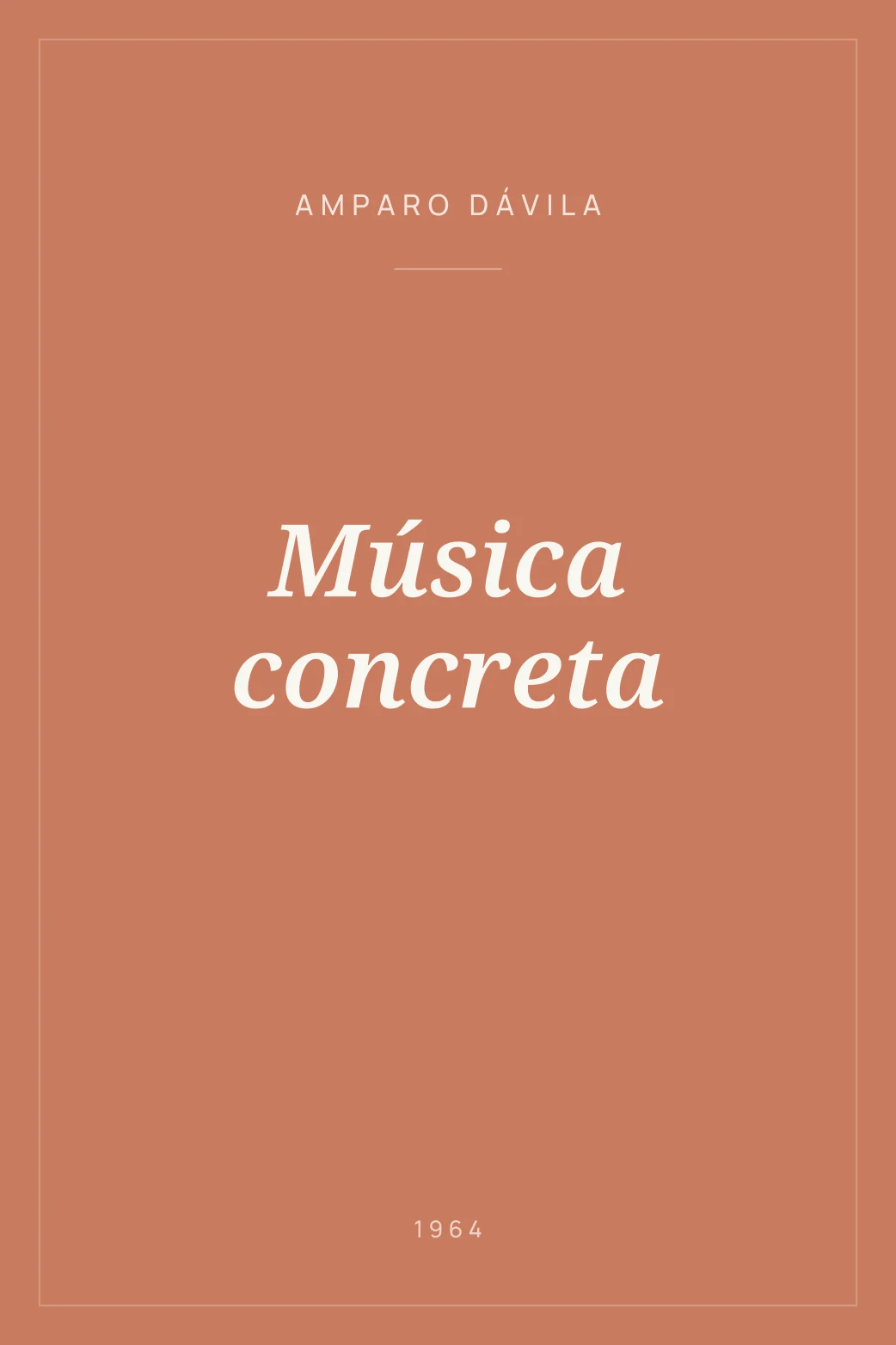 Portada de Música concreta