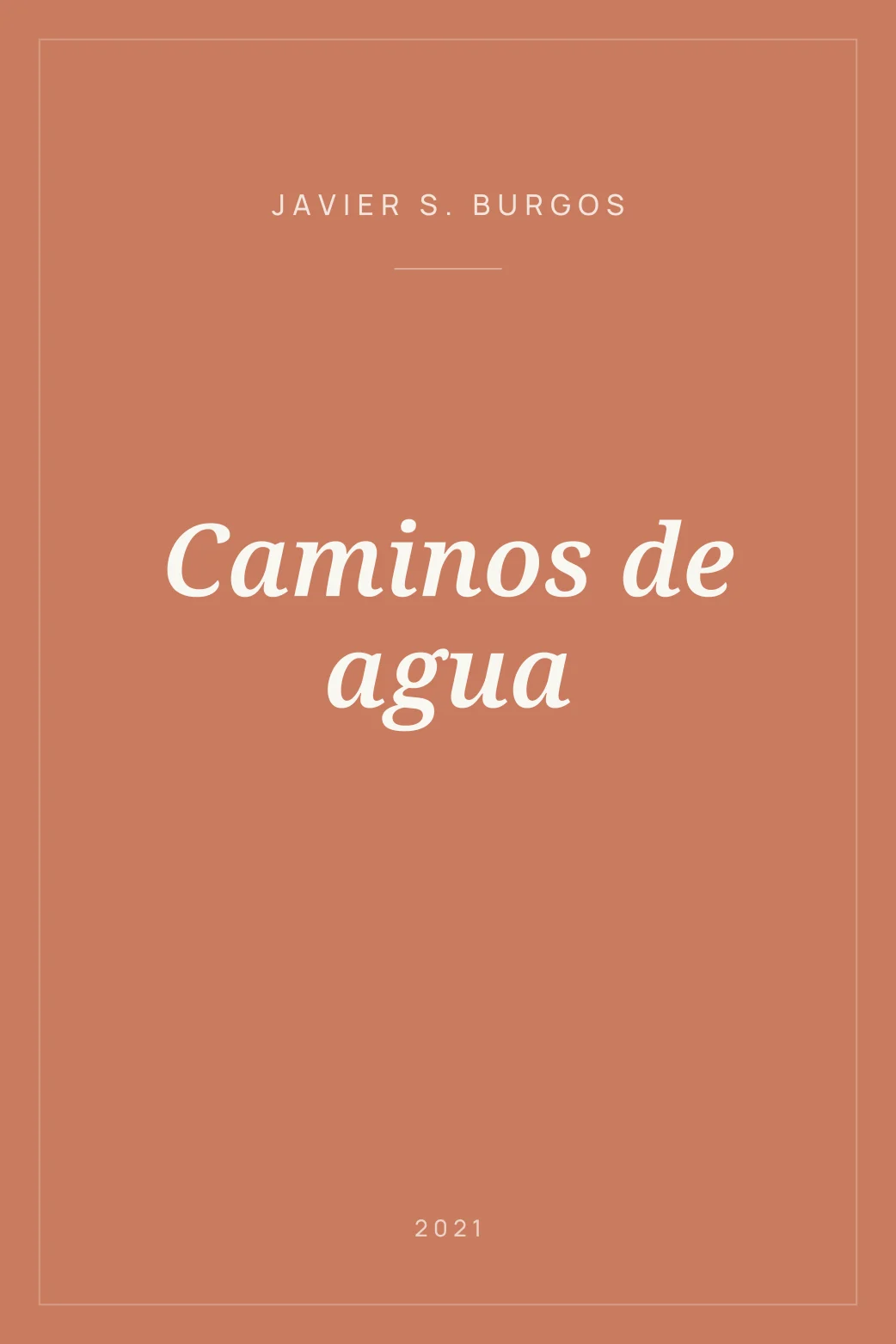 Portada de Caminos de agua