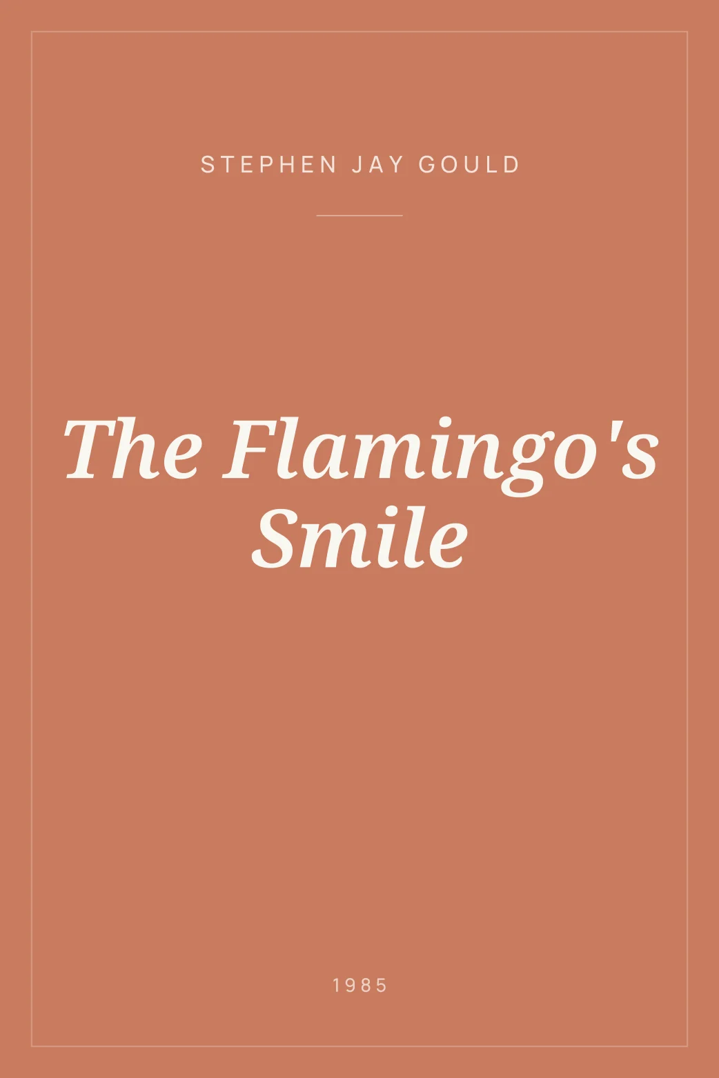 Portada de The Flamingo's Smile