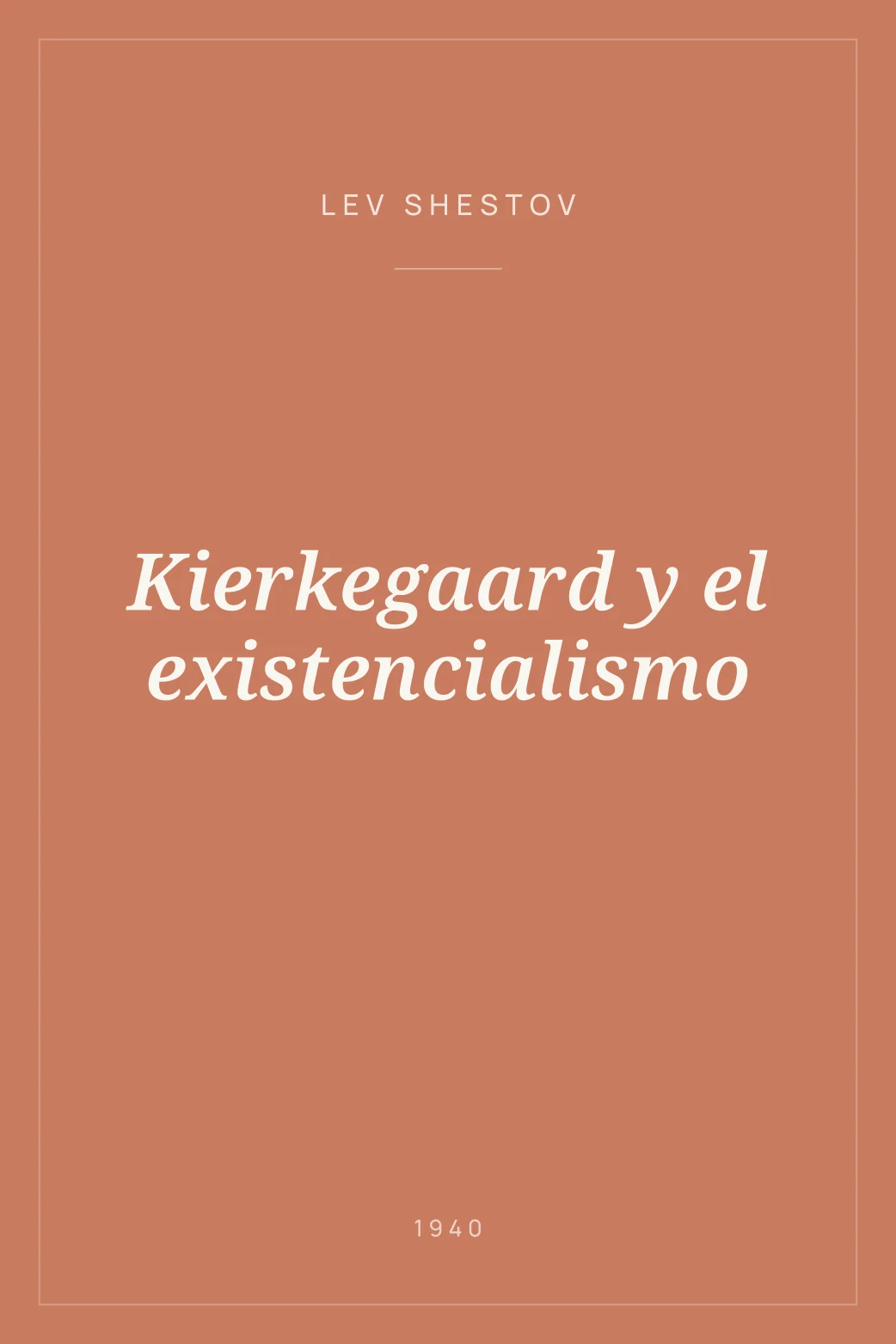Portada de Kierkegaard y el existencialismo
