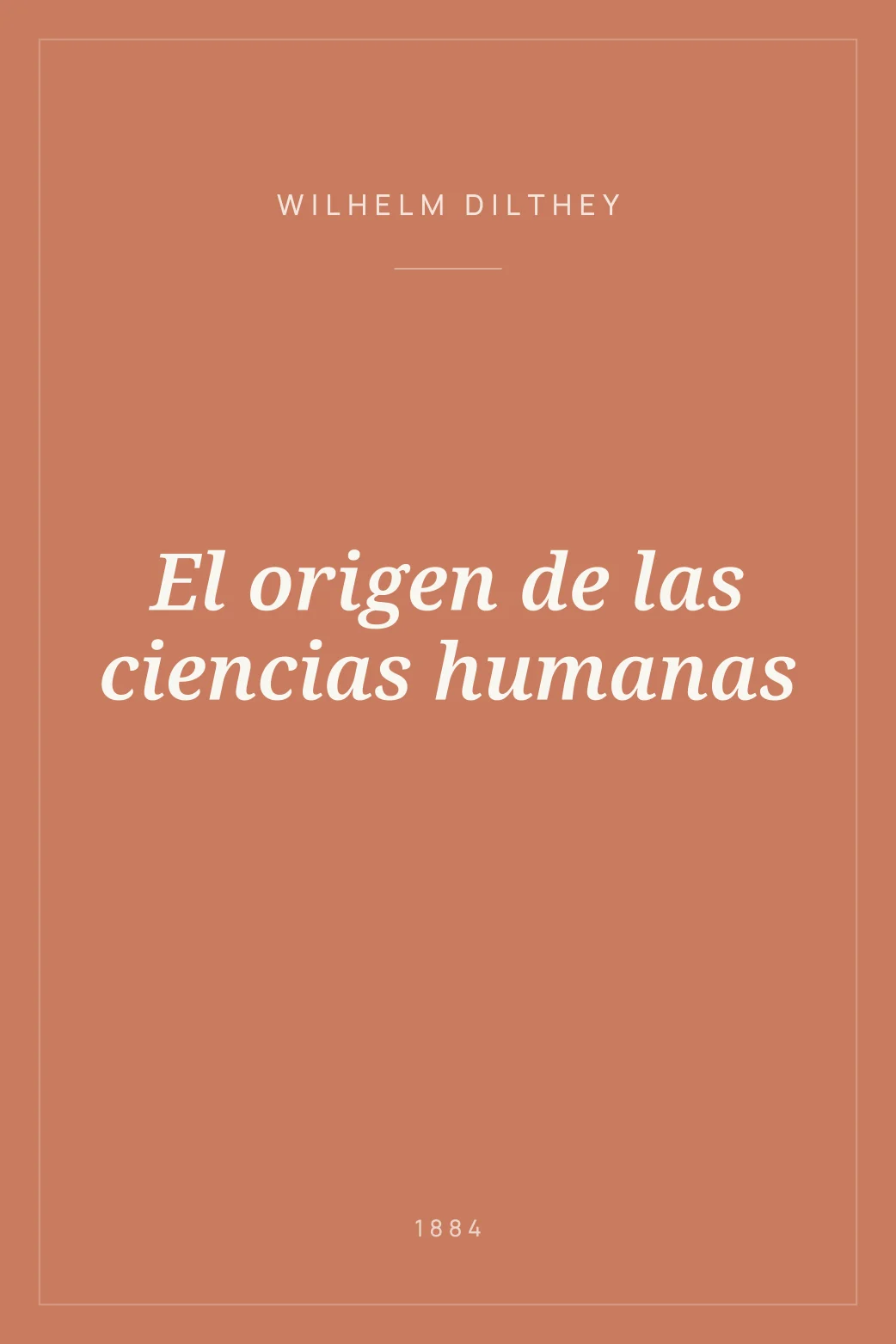 Portada de El origen de las ciencias humanas
