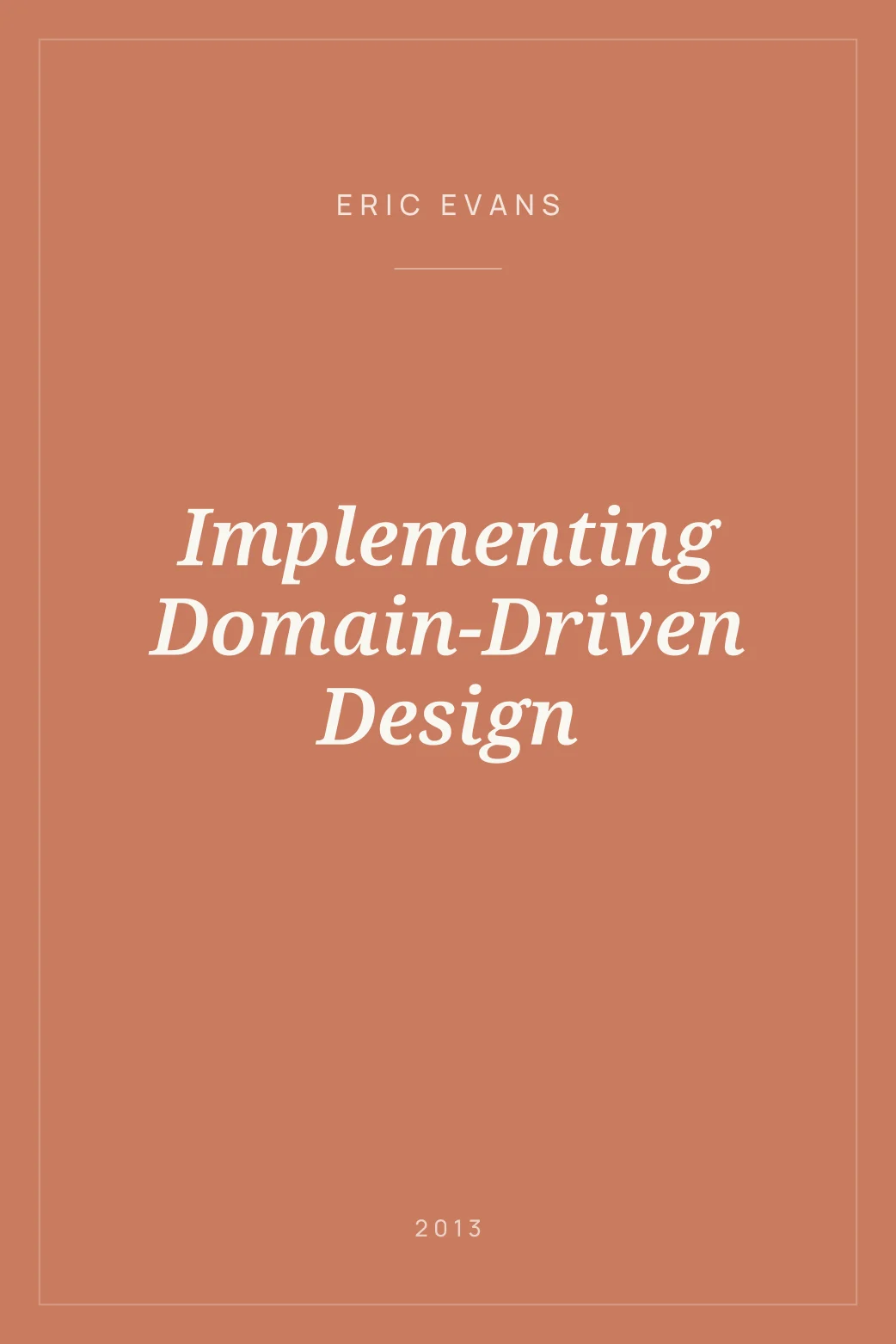 Portada de Implementing Domain-Driven Design