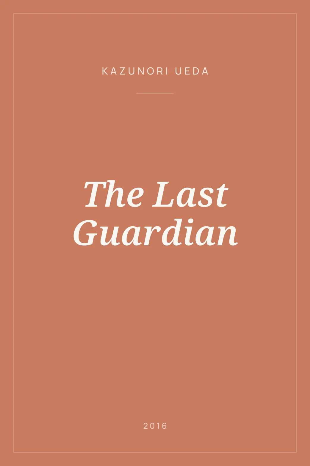 Portada de The Last Guardian