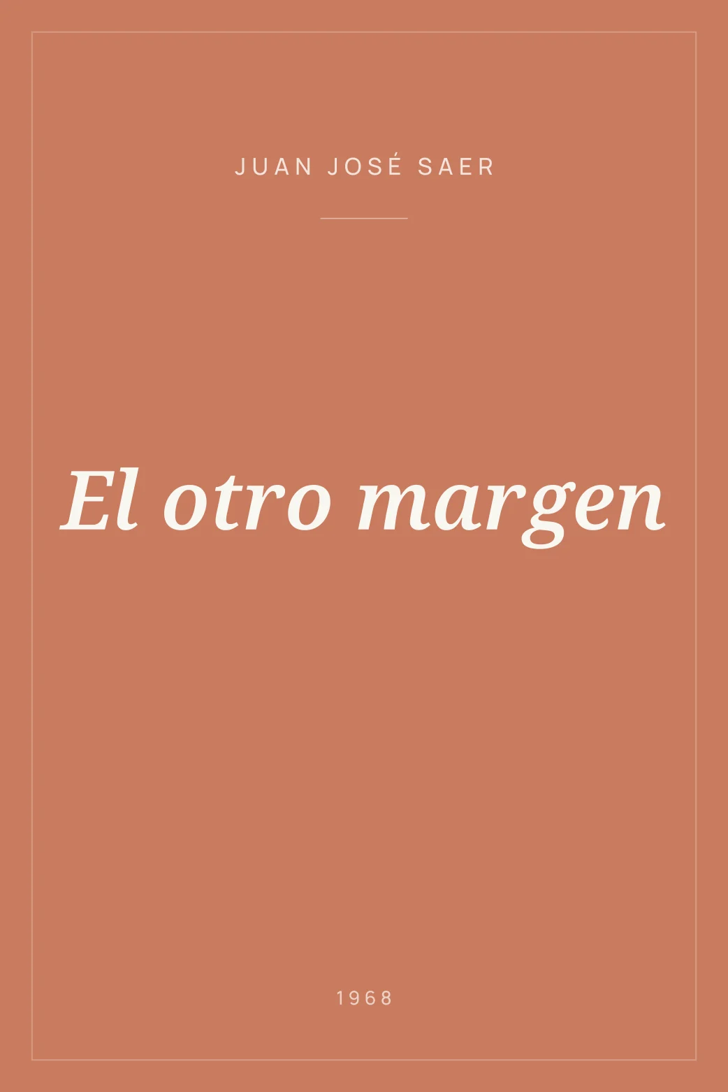 Portada de El otro margen