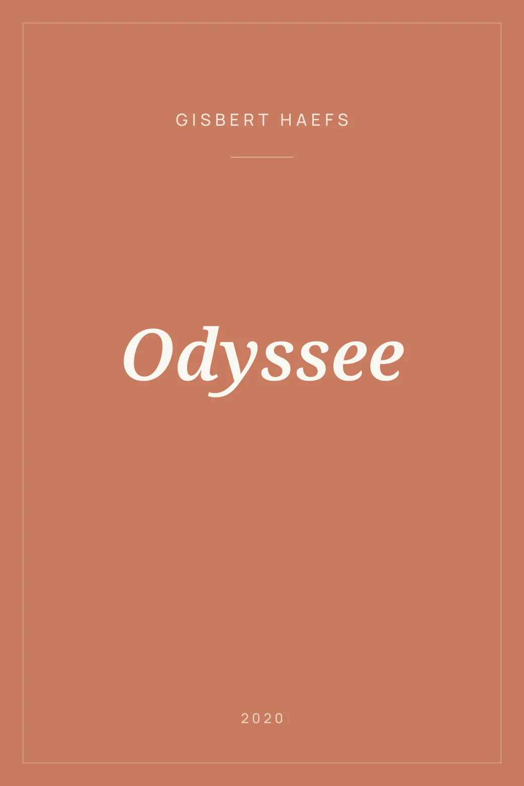 Portada de Odyssee