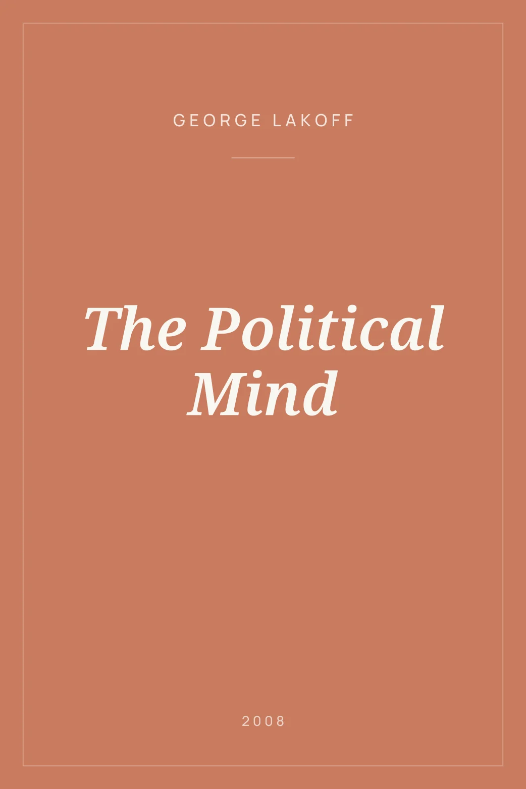 Portada de The Political Mind