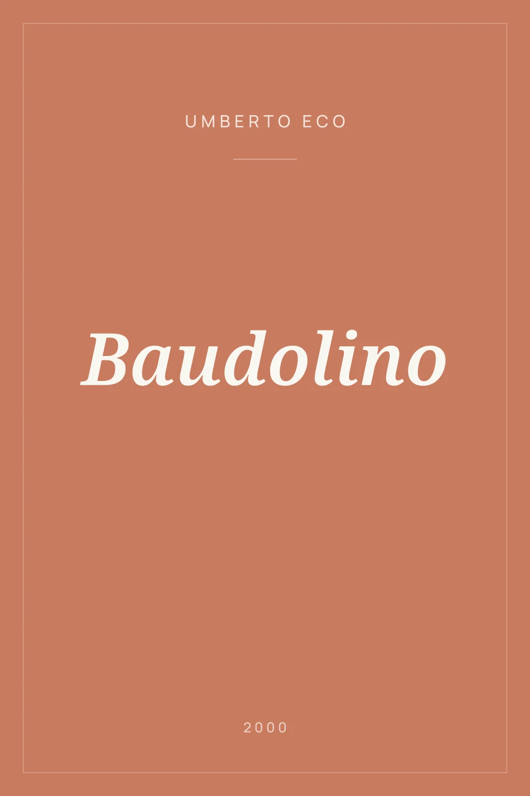 Portada de Baudolino