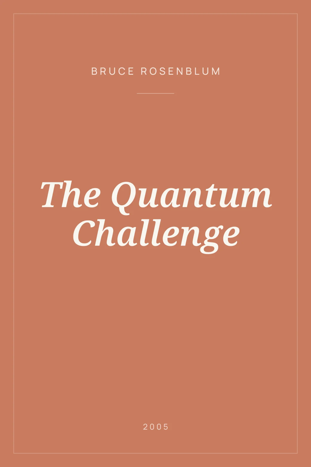 Portada de The Quantum Challenge