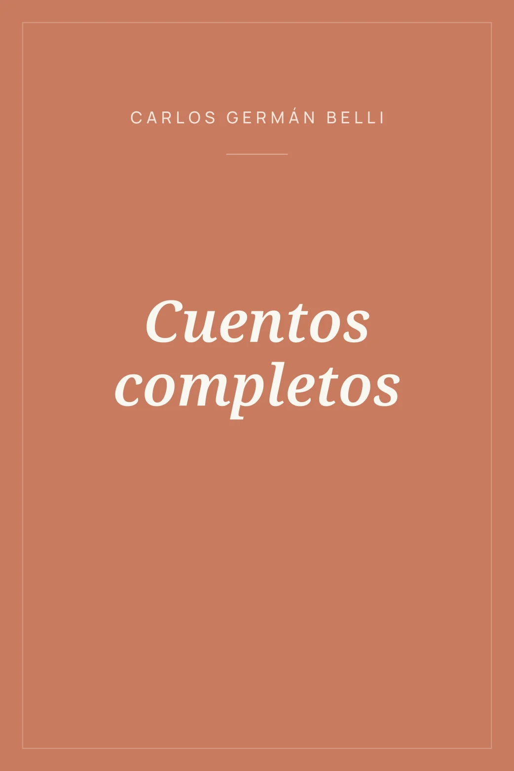 Portada de Cuentos completos