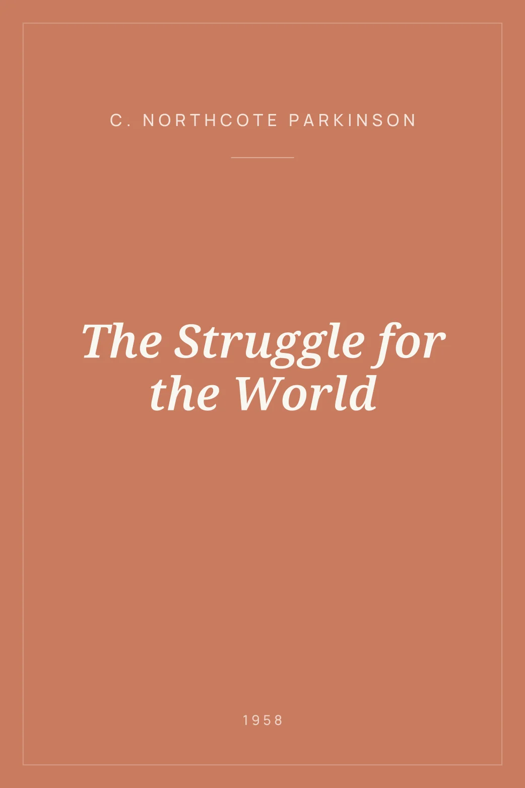 Portada de The Struggle for the World