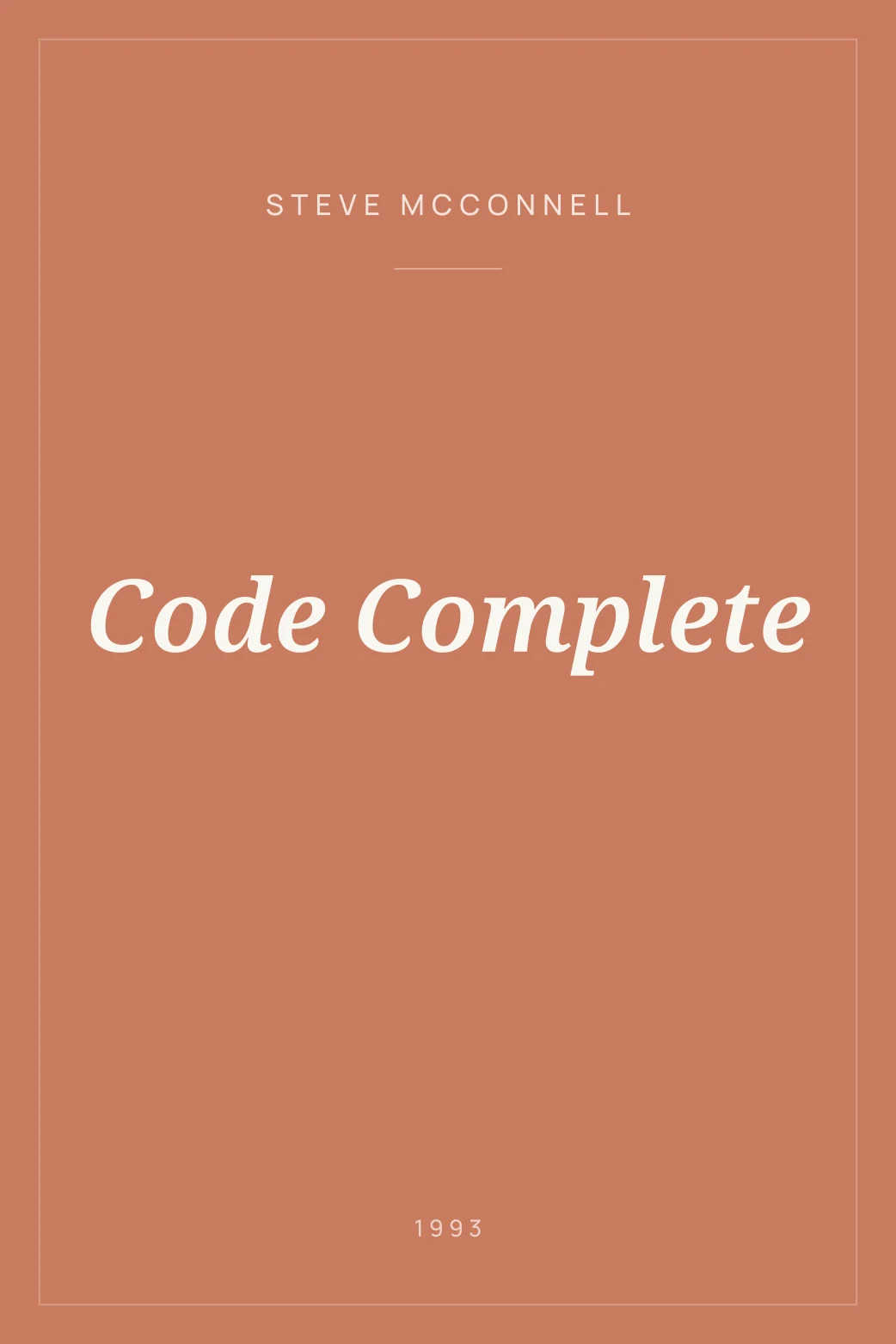 Portada de Code Complete