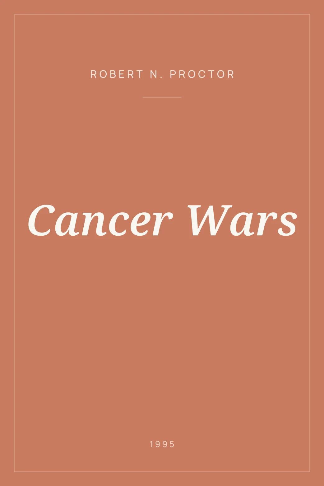 Portada de Cancer Wars