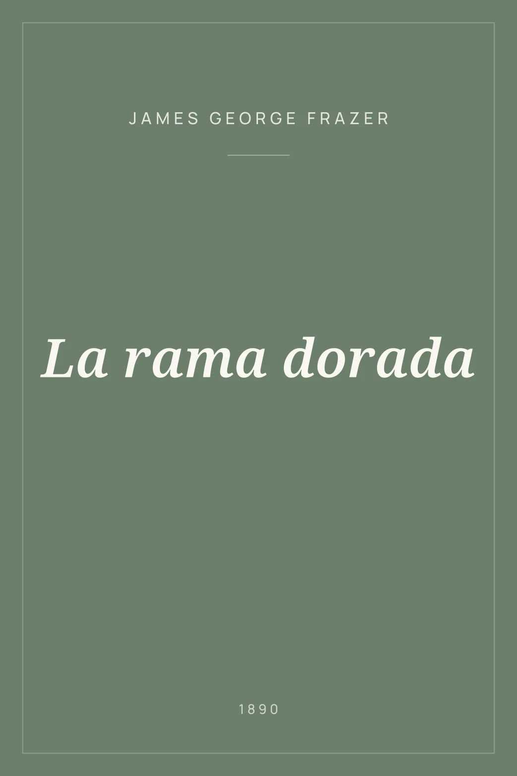 Portada de La rama dorada