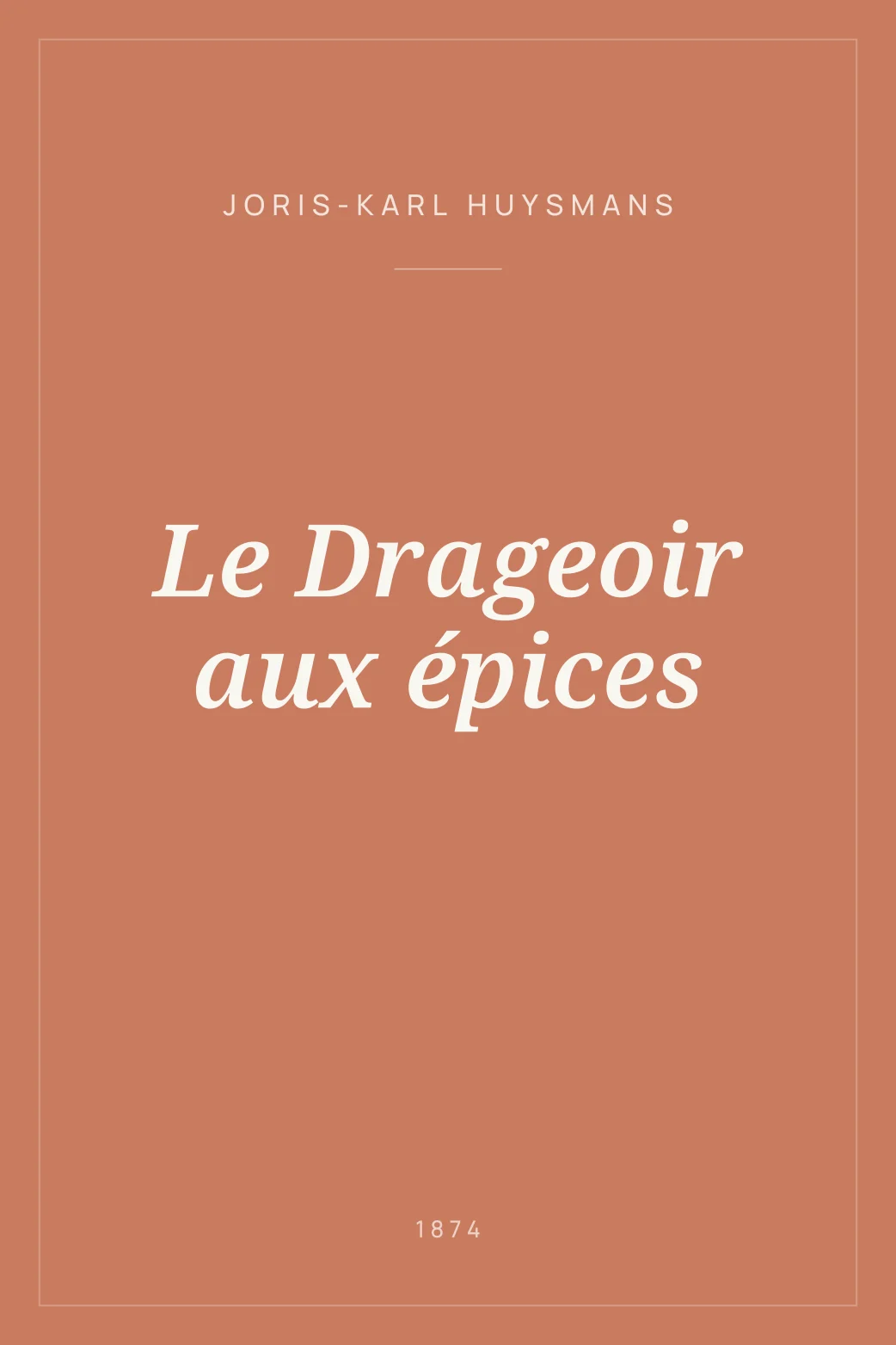 Portada de Le Drageoir aux épices