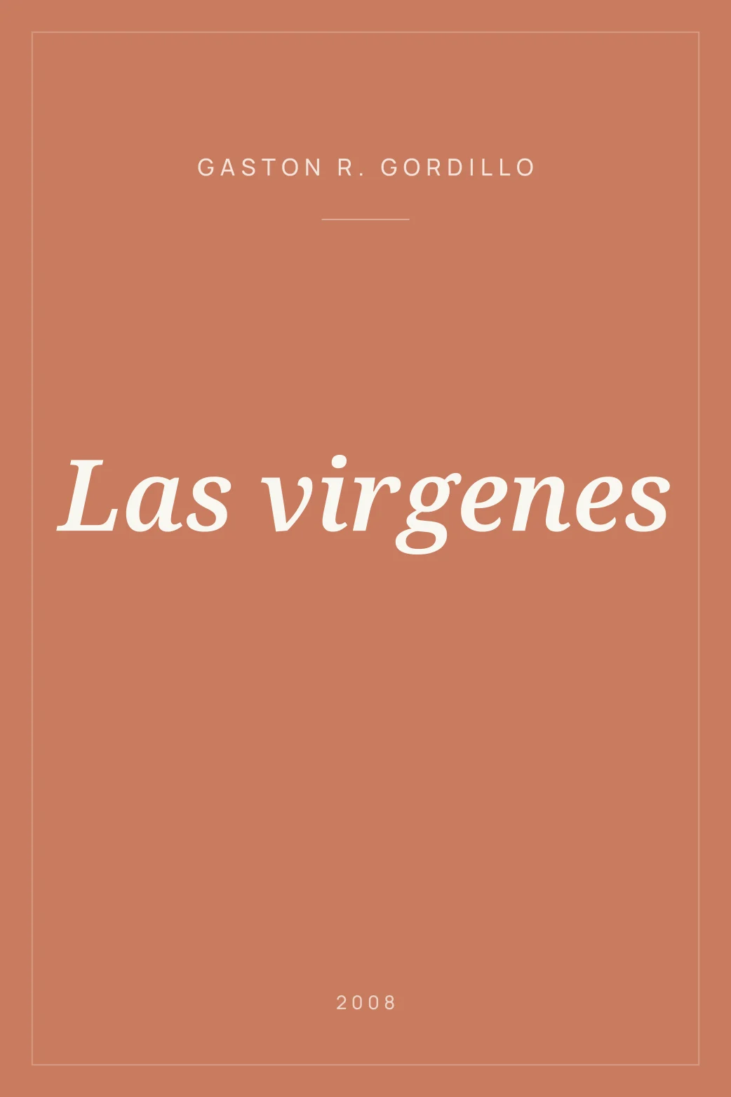 Portada de Las virgenes