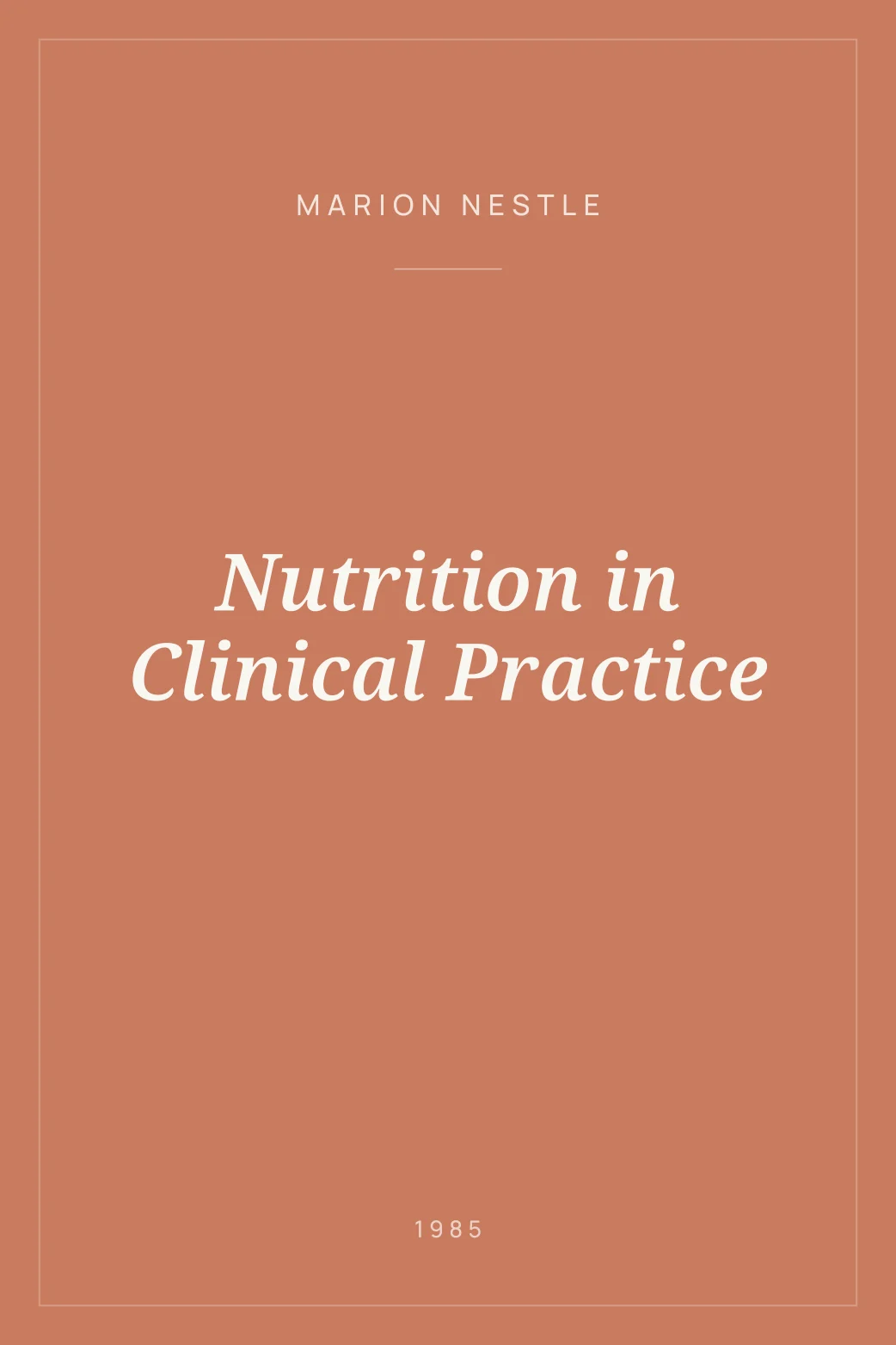 Portada de Nutrition in Clinical Practice