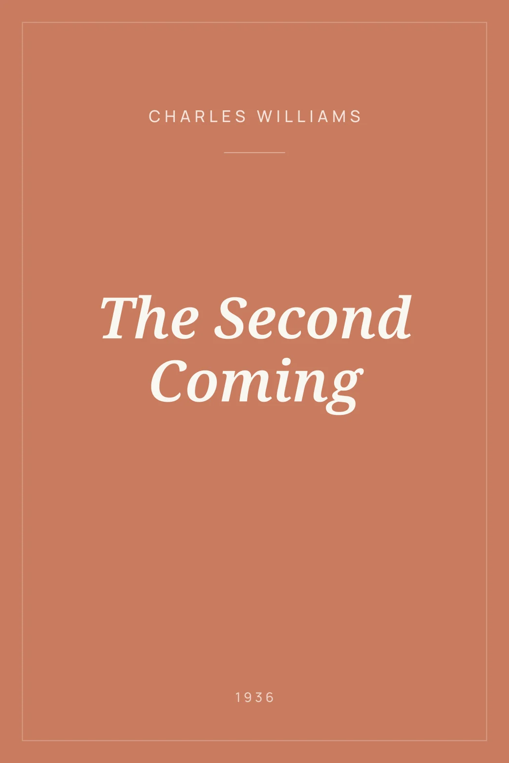 Portada de The Second Coming