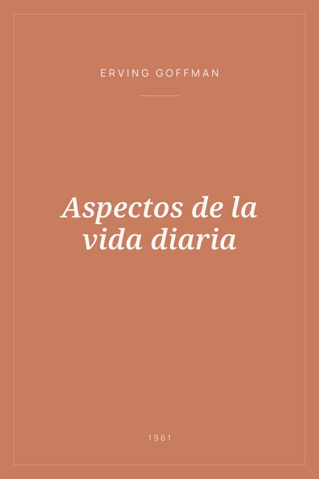 Portada de Aspectos de la vida diaria
