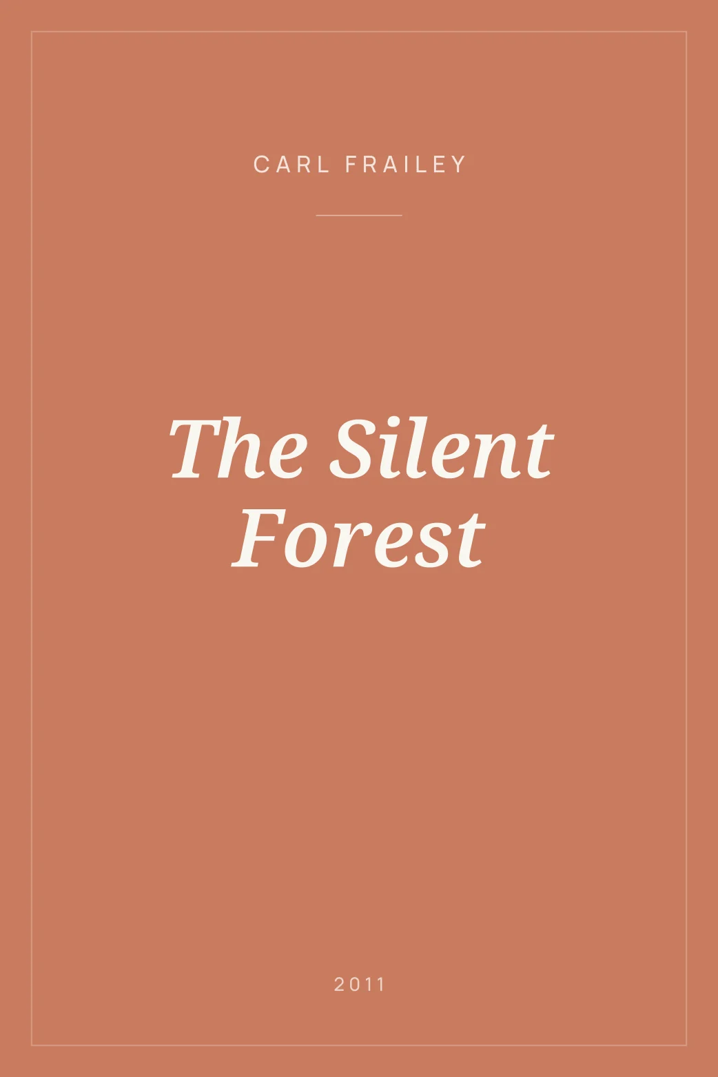 Portada de The Silent Forest