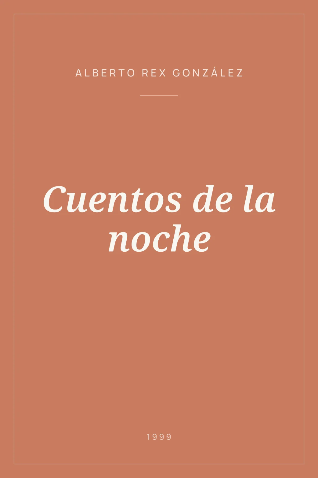 Portada de Cuentos de la noche