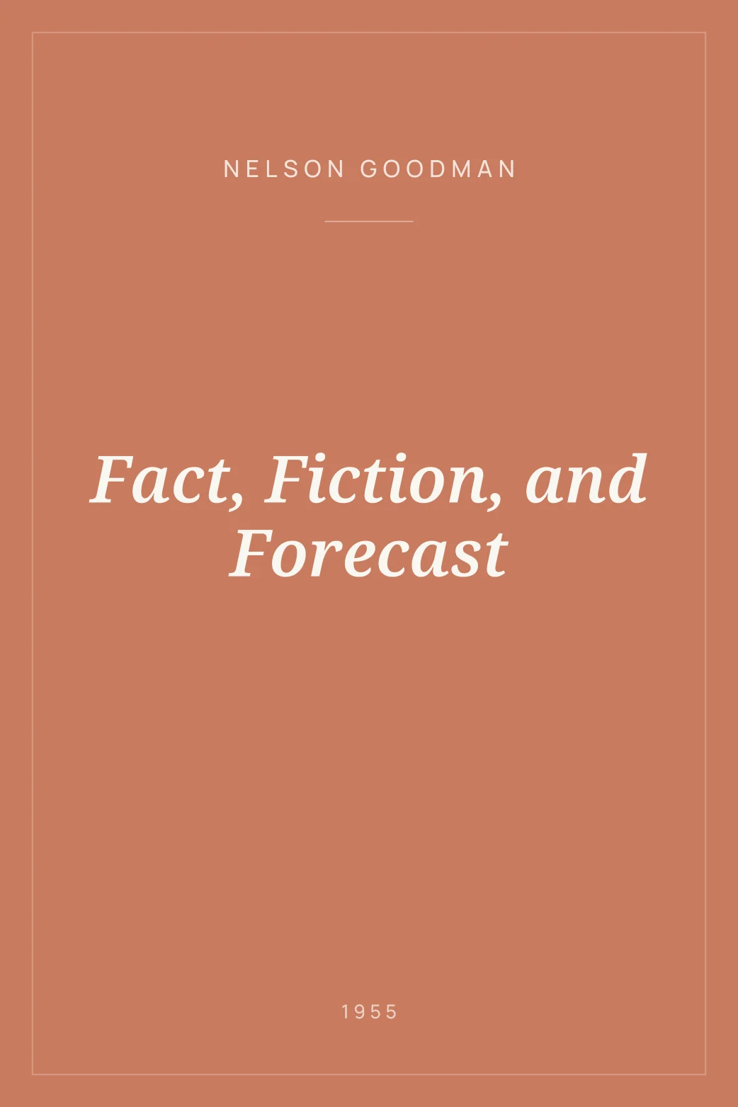 Portada de Fact, Fiction, and Forecast
