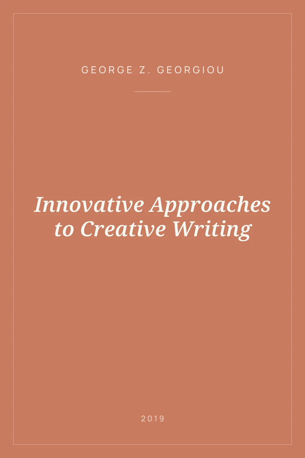 Portada de Innovative Approaches to Creative Writing