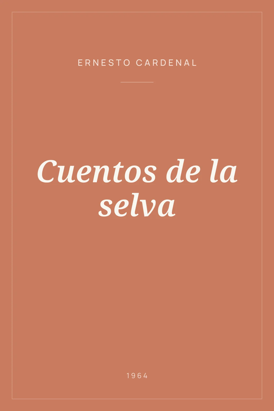 Portada de Cuentos de la selva