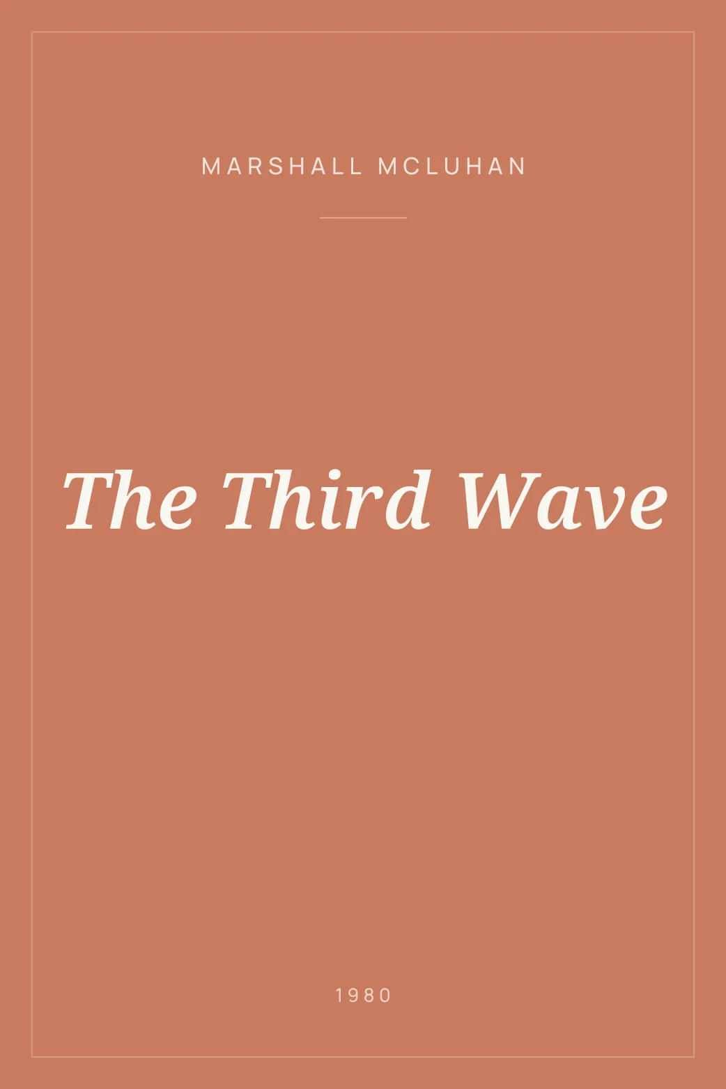 Portada de The Third Wave