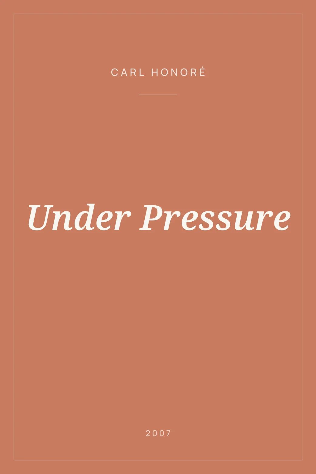 Portada de Under Pressure
