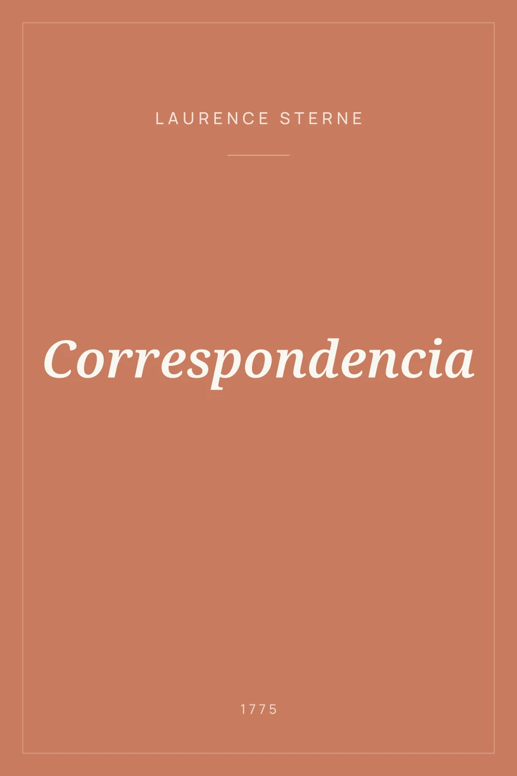Portada de Correspondencia