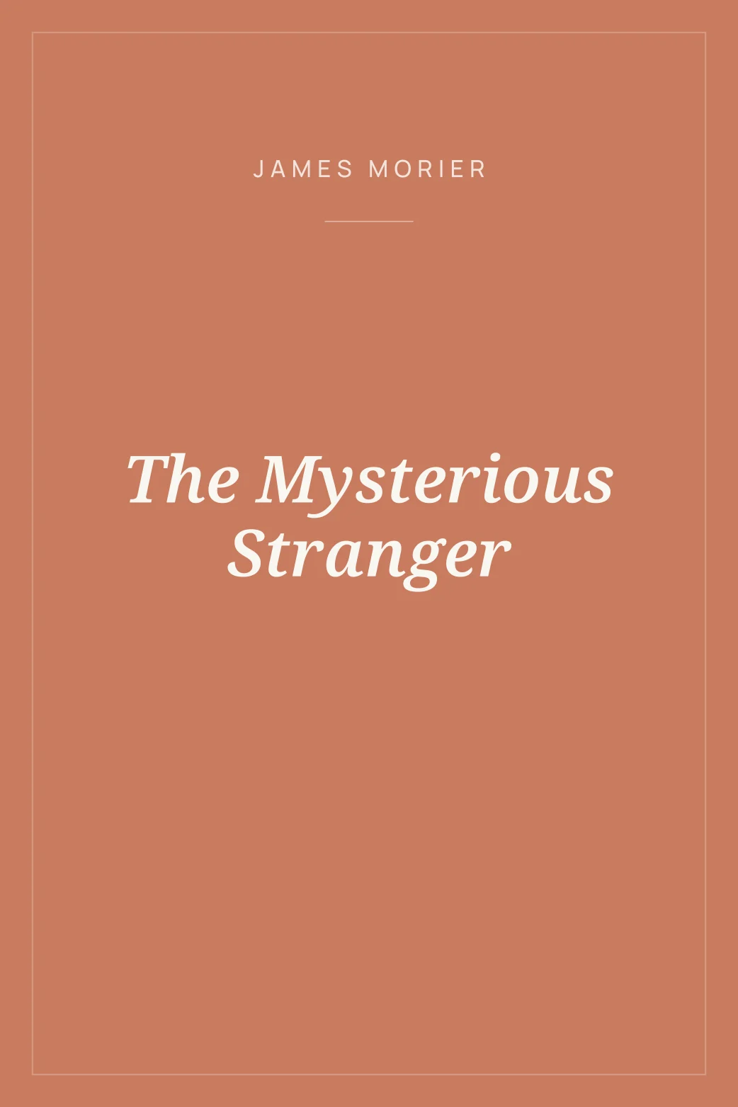Portada de The Mysterious Stranger