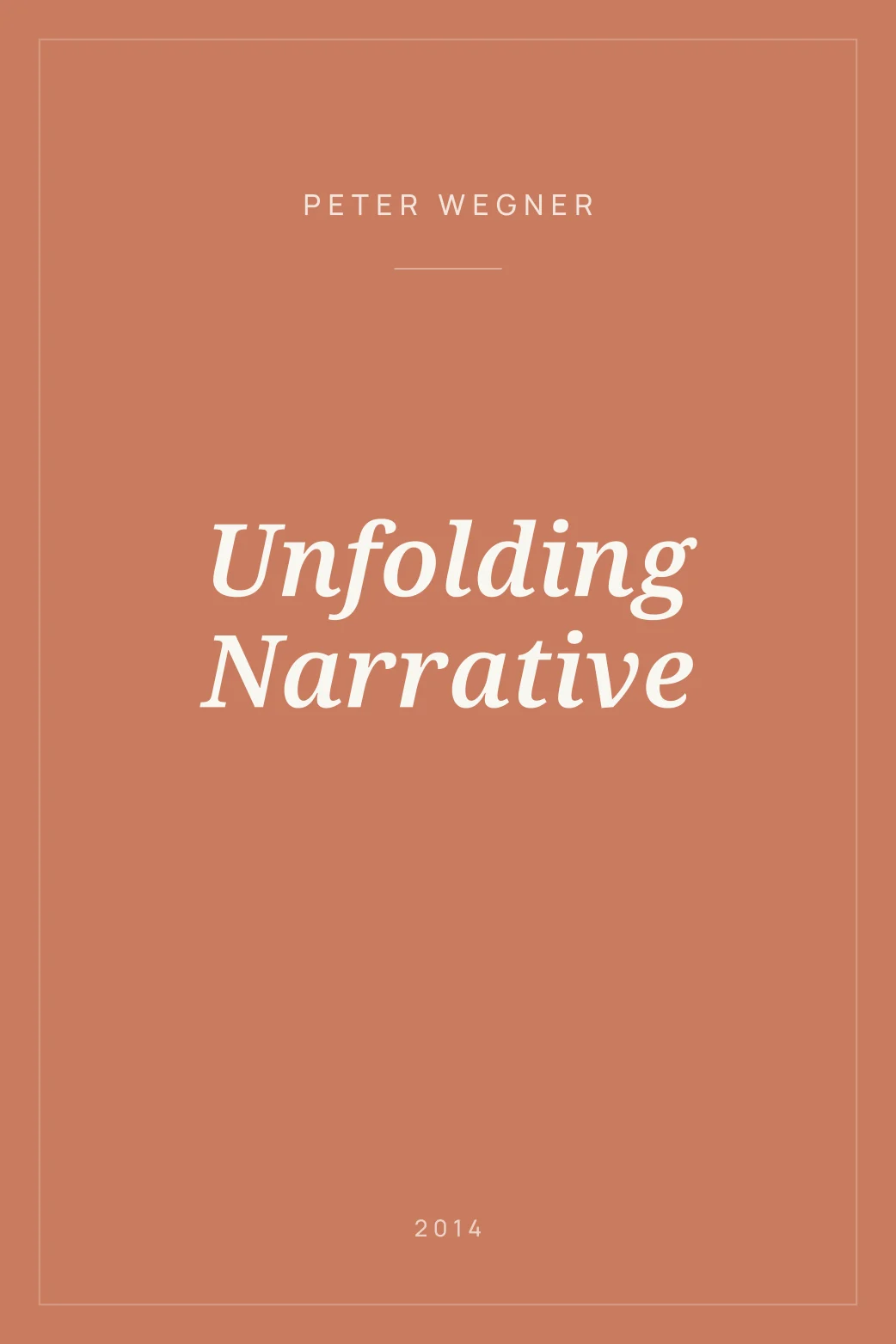 Portada de Unfolding Narrative