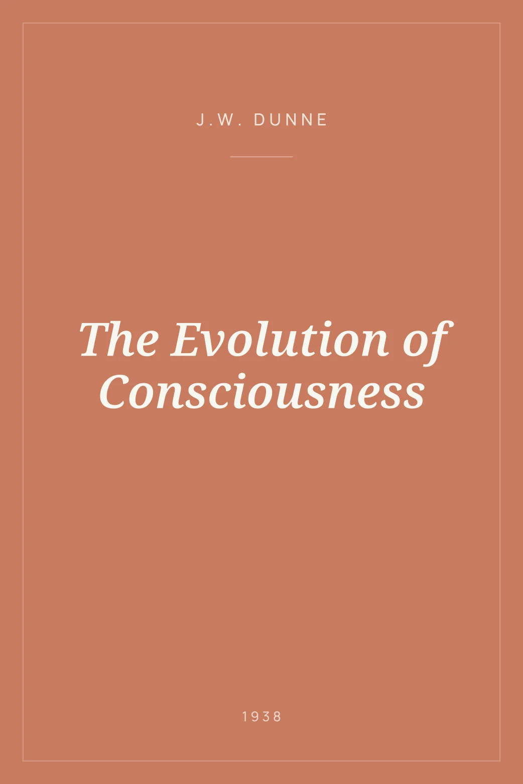 Portada de The Evolution of Consciousness